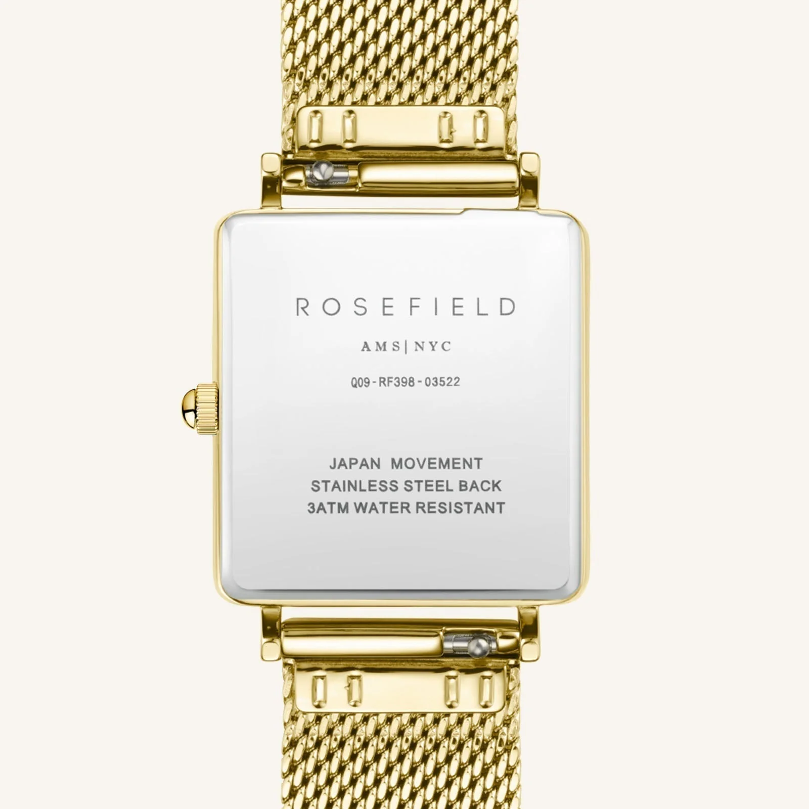 Boxy XS Gold Mesh - Engraved