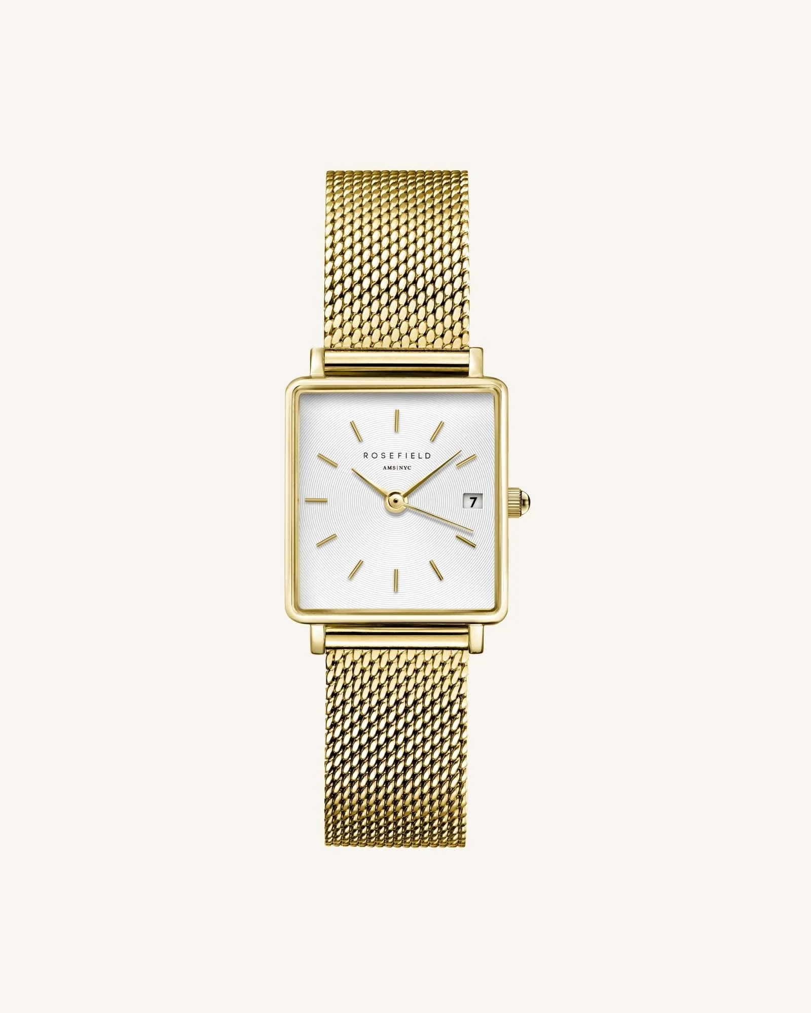 Boxy XS Gold Mesh - Engraved - Image 2