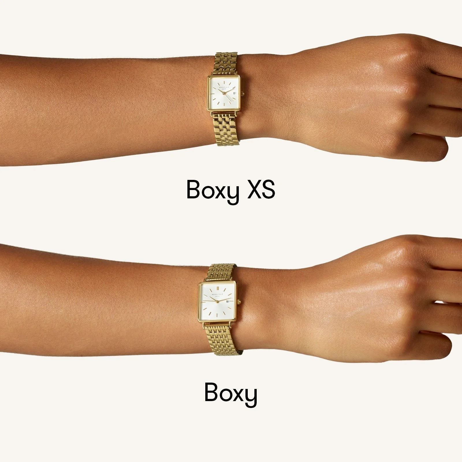 Boxy XS Gold Mesh - Engraved - Image 5