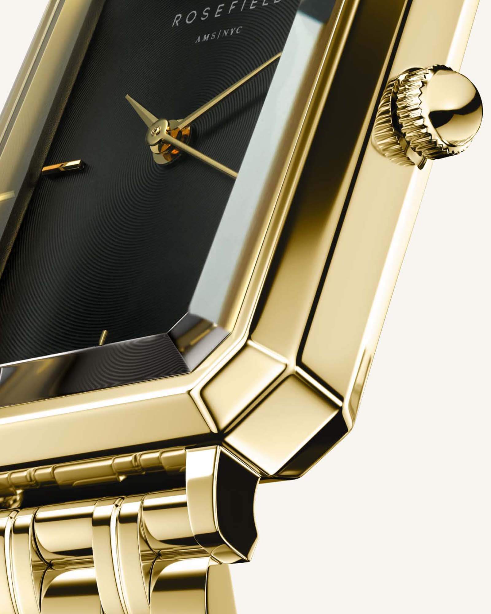 Octagon Black Gold - Engraved - Image 5