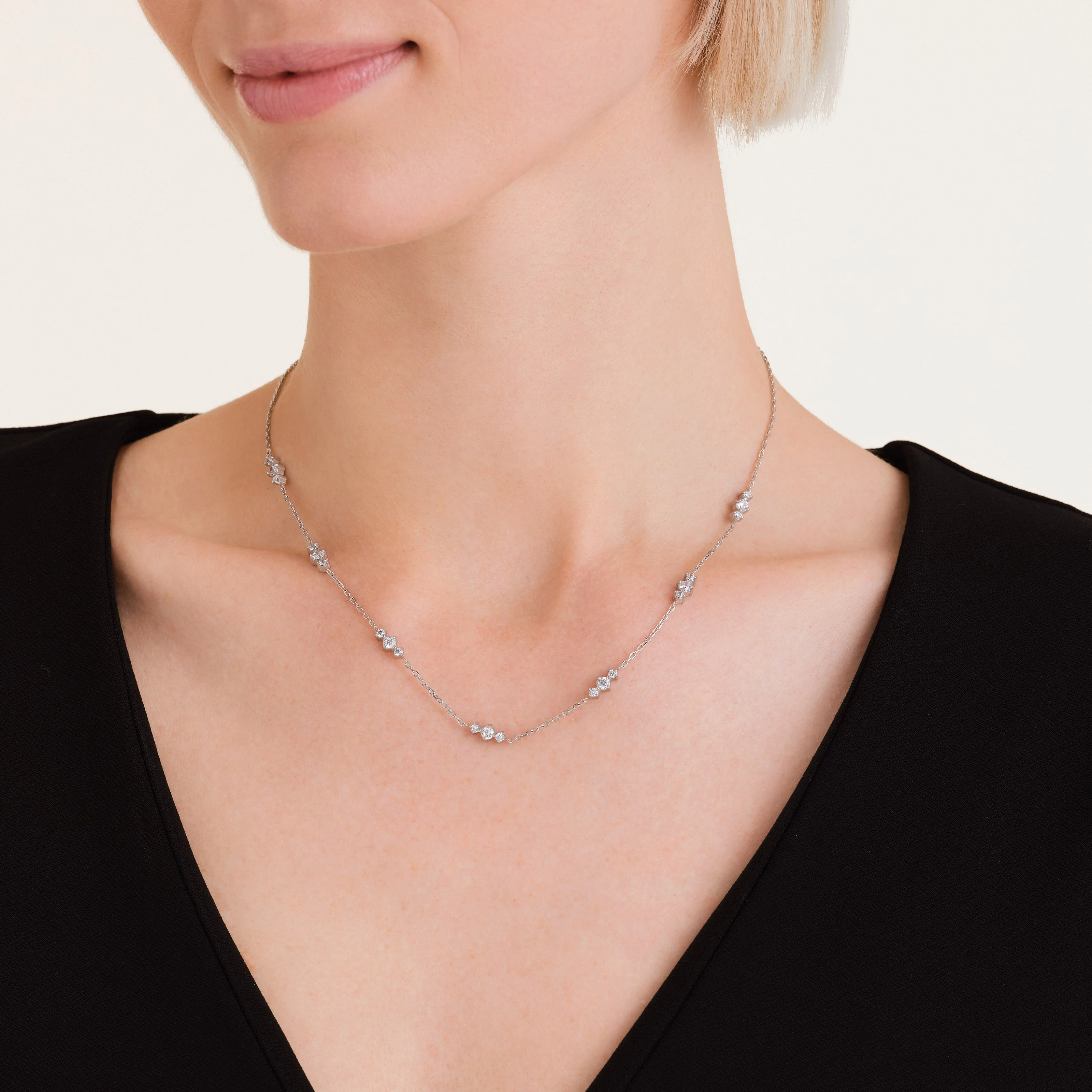 Triple Stones Necklace - Image 6