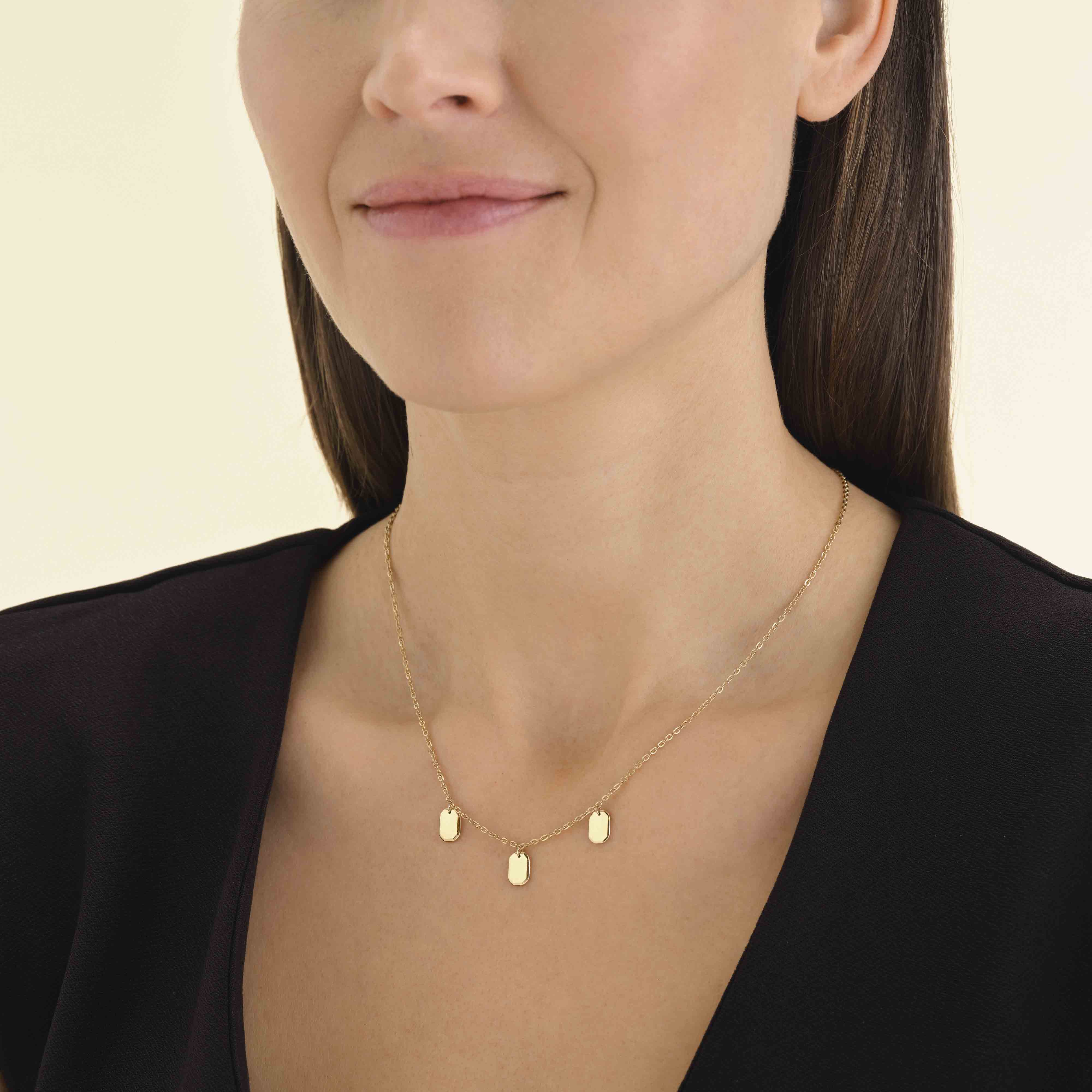 Triple Octagon Necklace - Image 4